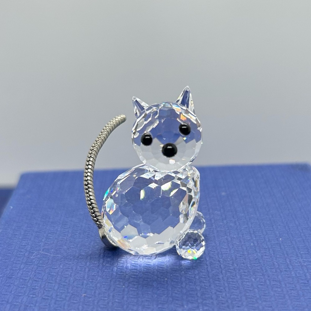 Swarovski Cat 🐱 Crystal Figurine